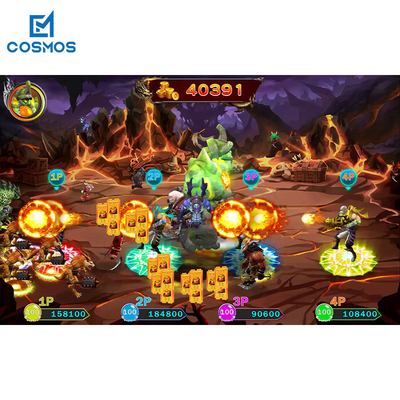 Monster Fight Fish Game Motherboard Arcade 4 Players Up Machine CU